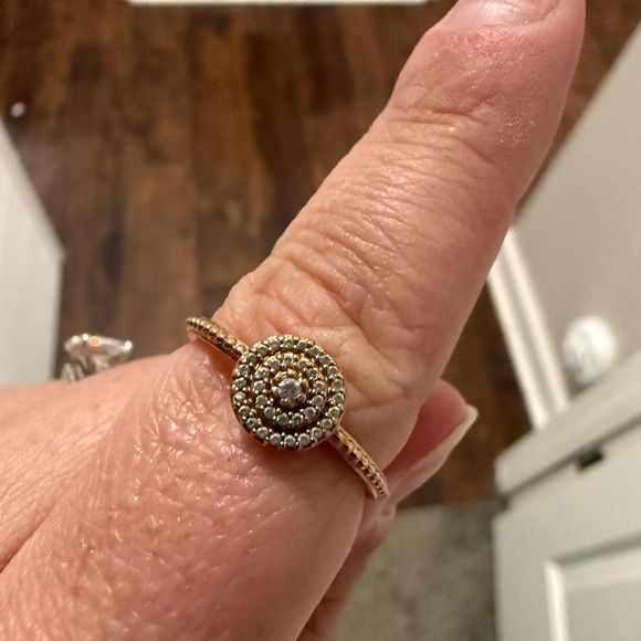Pandora Elegant Sparkle Ring - Rose Gold - Picture 4 of 4